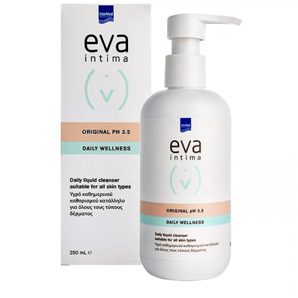 Intermed Eva Intima Original Υγρό Καθημερινού Καθαρισμού της Ευαίσθητης Περιοχής για Όλους τους Τύπους Δέρματος, 250ml 